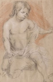 A FRAMED OLD MASTER DRAWING