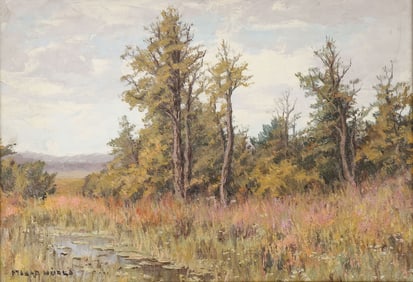 SIGNED CZECH OIL PAINTING