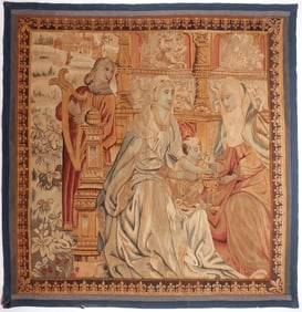 A FLEMISH RELIGIOUS TAPESTRY, 17TH C