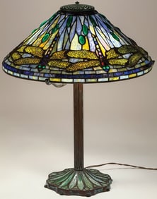 GREAT ART GLASS STUDIO TIFFANY STYLE DRAGONFLY