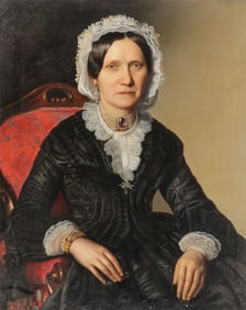 SIGNED AND DATED AUSTRIAN PORTRAIT, 1854