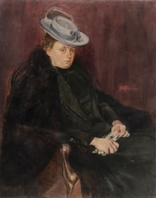 FINELY PAINTED SOCIETY PORTRAIT, 1900