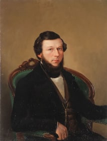 INTERESTING STOIC PORTRAIT, C. 1880