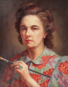 SIGNED AND DATED SELF-PORTRAIT, 1944