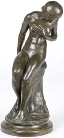 SIGNED NUDE BRONZE DATED 1912