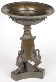 ATTRACTIVE BRONZE TAZZA/COMPOTE