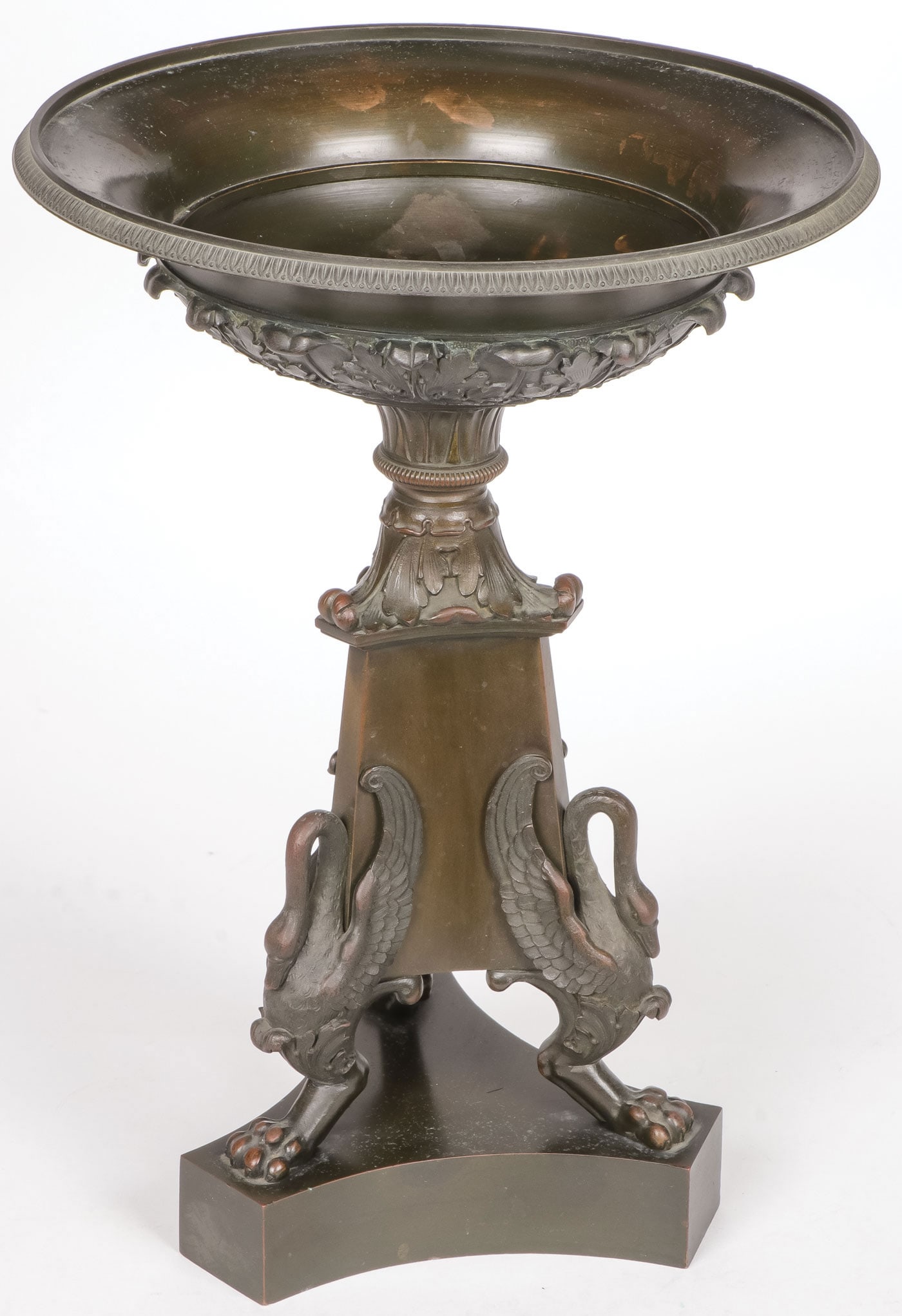 ATTRACTIVE BRONZE TAZZA/COMPOTE (1 of 2)