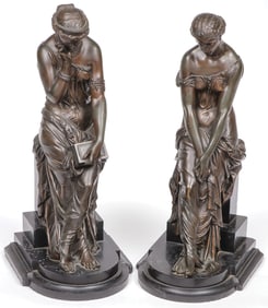 PR OF NEOCLASSICAL BOOKENDS, 19TH C