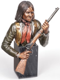 COLD PAINTED INDIAN BRONZE BY PARDELL