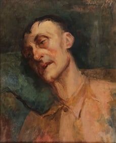 ARTIST SIGNED BELGIUM PAINTING, C 1929