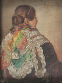 SIGNED & DATED GERMAN PAINTING 1853