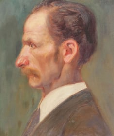 GOOD MUNICH SCHOOL PAINTING, C. 1900