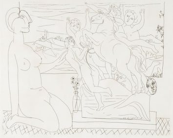 PABLO PICASSO ETCHING LA SUITE VOLLARD