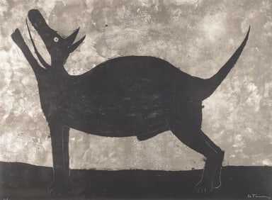 ORIGINAL RUFINO TAMAYO LITHOGRAPH PERRO