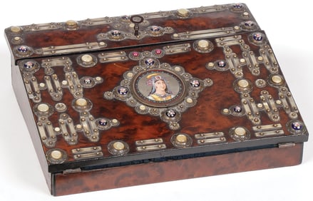 ROSEWOOD LAP DESK FOR PERSIAN MARKET