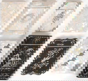 VICTORIAN CARD & CIGAR CASE GROUP