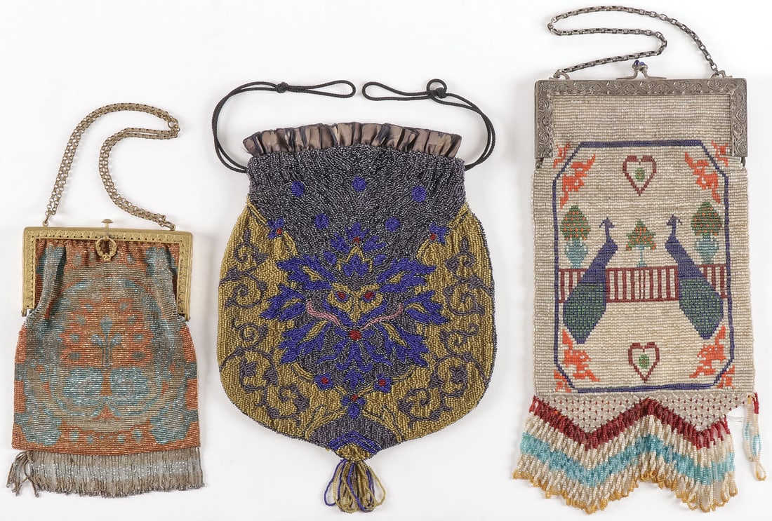 THREE VINTAGE BEADED PURSES (1 of 2)