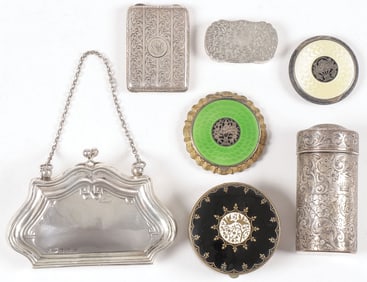 INTERESTING SILVER & PLATED SMALLS GROUP