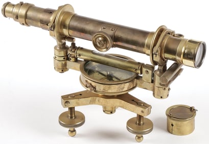 GOOD ENGLISH THEODOLITE, ELLIOT BROS, LONDON