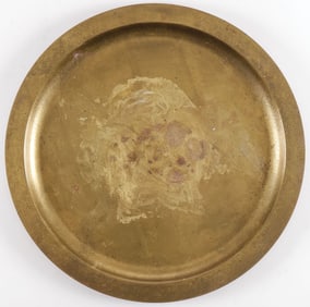 TIFFANY STUDIOS BRONZE CHARGER
