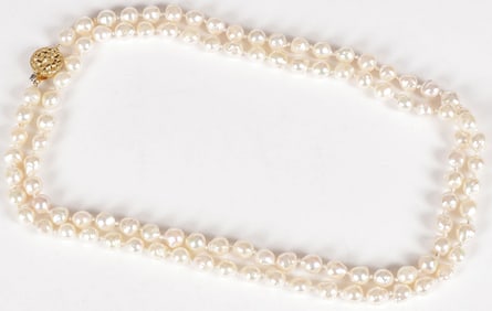 LONG BAROQUE PEARL NECKLACE