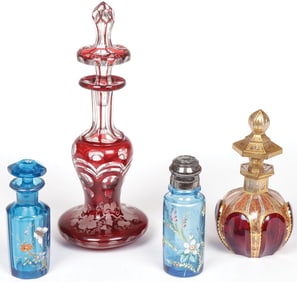 VINTAGE GLASS GROUP, C. 1880-1920