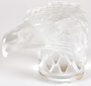 LALIQUE EAGLE HEAD MASCOT