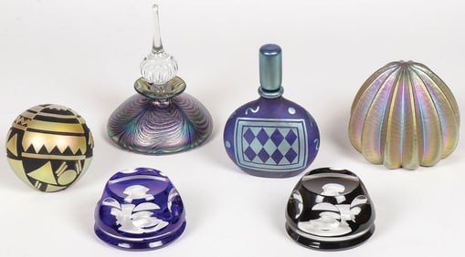ART GLASS PAPERWEIGHTS AND PERFUMES