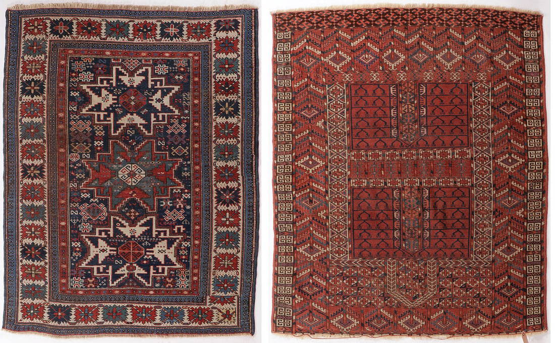 PAIR OF ANTIQUE ORIENTAL RUGS