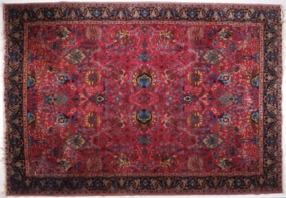 LARGE ROOM SIZE SAROUK CARPET, C 1930