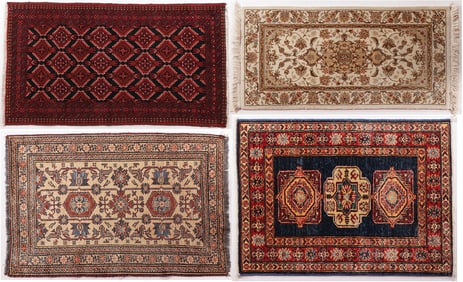 FOUR ORIENTAL RUGS
