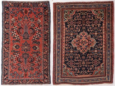 PAIR OF ANTIQUE ORIENTAL RUGS