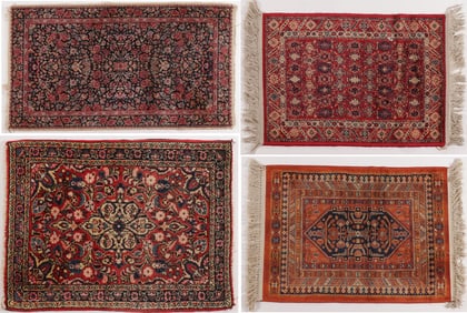 FOUR ORIENTAL RUGS