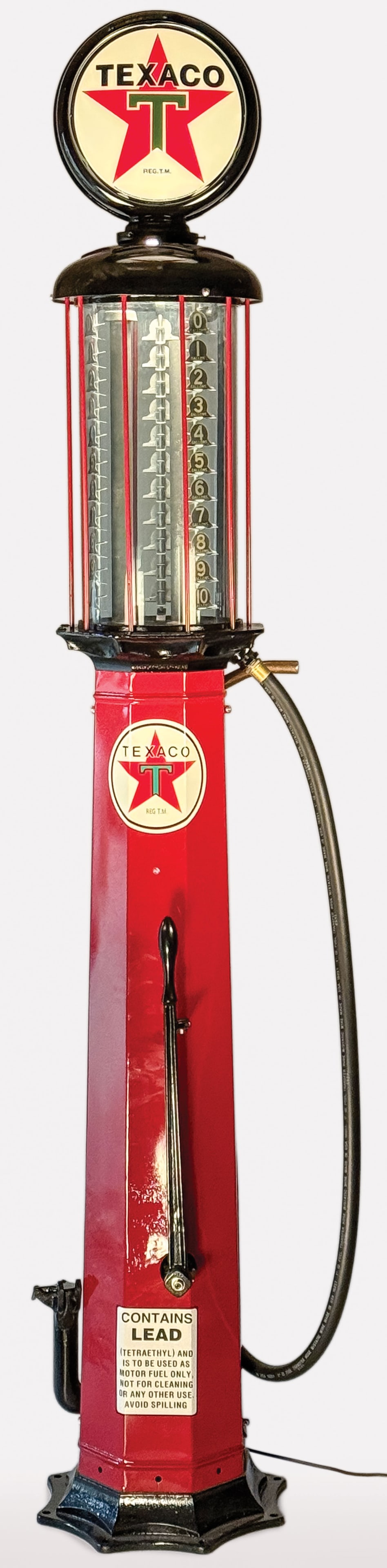 GOOD AMERICAN TEN GALLON VISIBLE GAS PUMP (1 of 3)