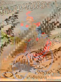 PAL' ADVERTISING POSTER FRENCH SOCIETY C. 1895