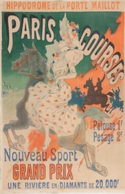 JULES CHERET VINTAGE FRENCH ADVERTISING POSTER