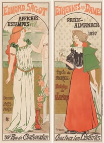 PAIR OF VINTAGE FRENCH ADVERTISING POSTERS