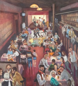 GREAT SIGNED DOROTHY YOUNG GRAHAM PAINTING