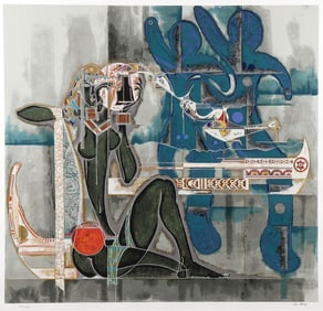 LARGE LU HONG SIGNED SERIGRAPH