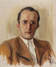 LATVIAN SIGNED AND DATED PAINTING