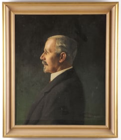 REFINED GENTLEMAN'S PORTRAIT, C. 1910