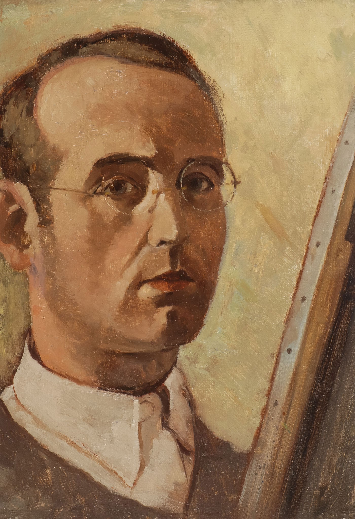 ARTIST SELF PORTRAIT PAINTING, C. 1920 (1 of 1)