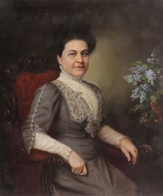 PENNSYLVANIA PORTRAIT SIGNED & DATED 1909