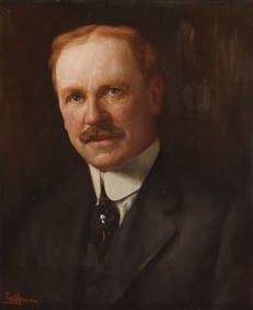 FINE SIGNED PORTRAIT, C. 1910
