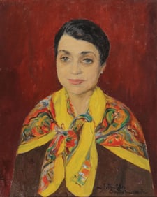 SIGNED FRENCH PAINTING, C. 1940