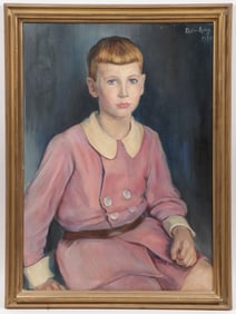 CHARMING SIGNED & DATED PORTRAIT, 1930