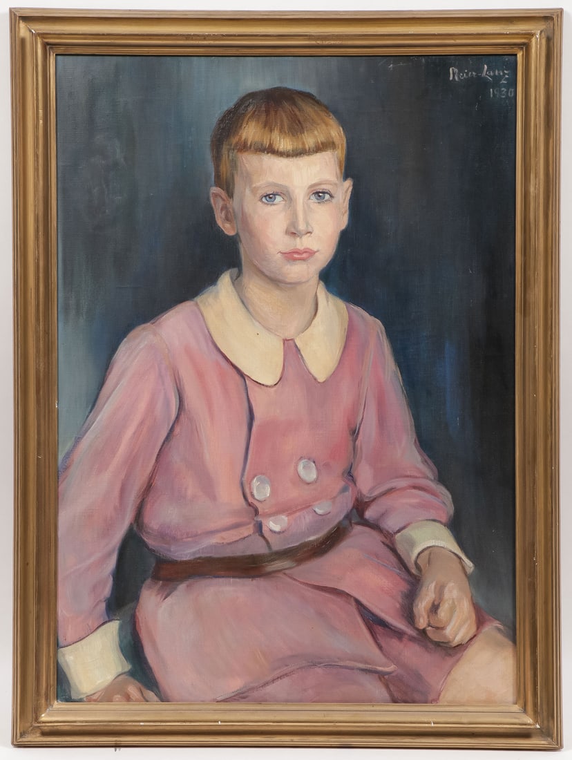 CHARMING SIGNED & DATED PORTRAIT, 1930 (1 of 4)