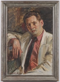 CHARLES POLOWETSKI SIGNED PAINTING 1936