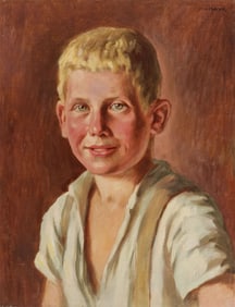 AUSTIAN PORTRAIT PAINTING, C. 1950