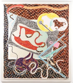 GREAT SIGNED FRANK STELLA LITHOGRAPH